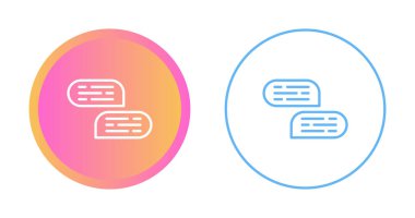 Konuşma baloncukları ayarlandı, vektör illüstrasyonu