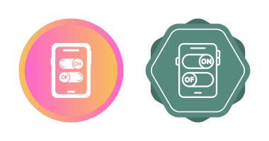 akıllı telefon simgeleri ayarlandı, vektör illüstrasyonu basit tasarım