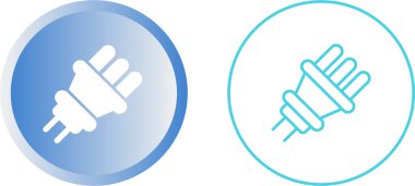 elektrik eklentileri simgeleri basit illüstrasyonları ayarlar