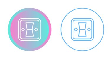 Açılıp kapatma düğmesi olan düzenli minimal dizaynlı simge koleksiyonu