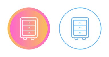 Kabine simgeleri vektör illüstrasyon tasarımı ayarladı