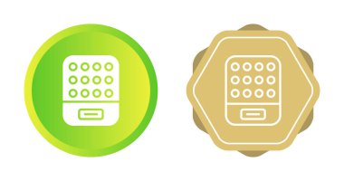 El ısıtıcıları web simgesi vektör illüstrasyonu