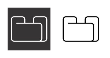 Dizin web simgelerinin vektör illüstrasyonu