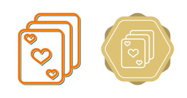 Aşk kartı simgesi beyaz arkaplanda izole edilmiş. romantik kalp sembolü vektör çizimi