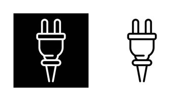 elektrik dolgu simgeleri beyaz arkaplanda izole edildi