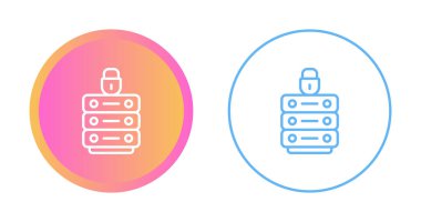 veri gizlilik simgesi vektör çizimi tasarımı