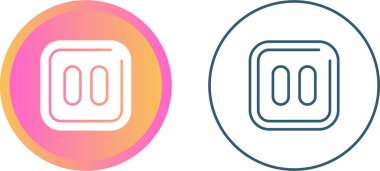 Simgeyi duraklat, vektör illüstrasyonu. Düz tasarım tarzı. Beyaz arkaplanda izole edilmiş vektör duraklat simgesi çizimi, duraklat simgesi. Simgeleri duraklat grafik tasarım vektör simgeleri