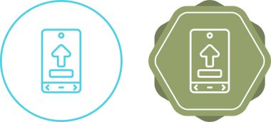 Web simge vektör çizim upload