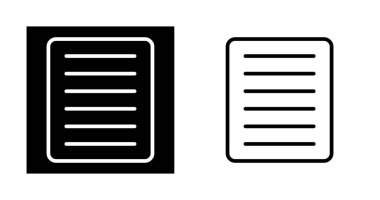 belge simgeleri ayarlandı, vektör illüstrasyonu basit tasarım