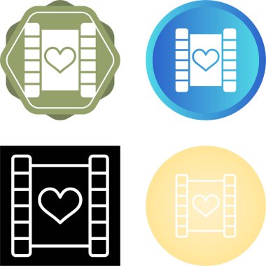 Kalbi kalp, film ya da video çerçevesiyle ayarla 