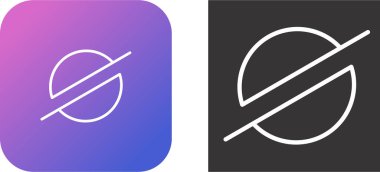 Yıldız simgelerinin vektör çizimi. Yıldız, herhangi bir para birimi çifti arasındaki işlemleri sağlayan kripto para birimi protokolüdür..