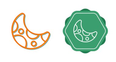 Ay web simgeleri için vektör illüstrasyonu