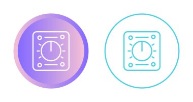 Karartma simgeleri ayarlandı, vektör illüstrasyonu