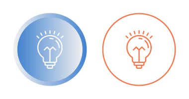 Ampul simgeleri ayarlandı. Web simgeleri basit resimleme