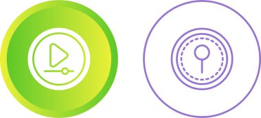 Simple modern vector icon pack, settings display