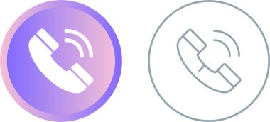 Çağrı merkezi simgeleri beyaz arka gruba ayarlandı