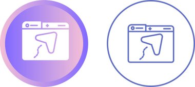 Dizinlerdeki bilgisayar okları, vektör illüstrasyonu  