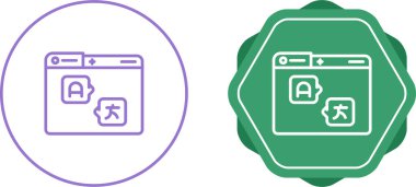 Beyaz arkaplanda A harfleri ve Çince sembolleri olan bilgisayar dizinleri 