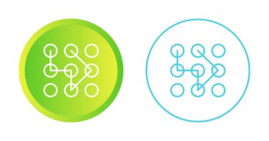 Kalıp Simgesi Düz Vektör Resmini Kilitle