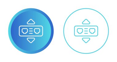 ağ köprüsü ikon vektör çizimi tasarımı