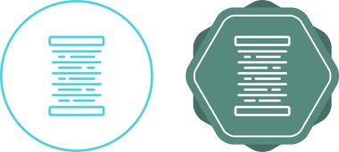 Merkez Hizalama Web simgesi vektör illüstrasyonuName
