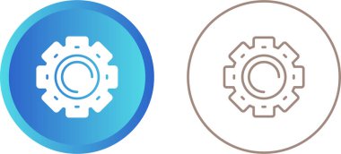 dişli tekerlek simgeleri beyaz arkaplanda ayarlandı