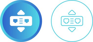 Ağ Köprüsü Simgeleri Beyaz Arkaplanda Ayrı Ayarlandı 