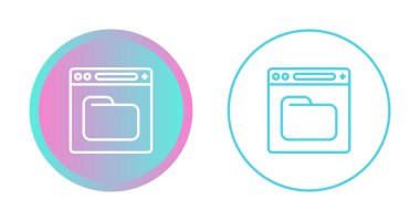 Beyaz arkaplanda izole edilmiş web sayfası simgeleri, vektör illüstrasyonu 