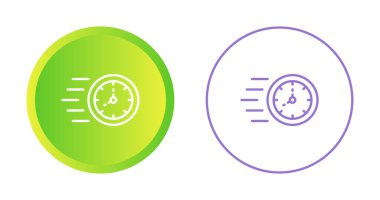 Zaman web simgesi vektör illüstrasyonu