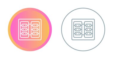 sunucu odası simgeleri vektör illüstrasyon tasarımı ayarla
