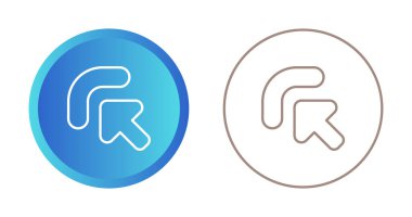 Beyaz arkaplanda ok simgesi izole edildi. vektör