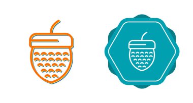 Meşe Ağları simgelerinin vektör illüstrasyonu