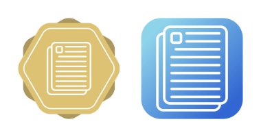 Belge simgeler kümesi, vektör çizim