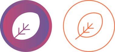 İzole üzerinde beyaz arka plan yaprak Icons set