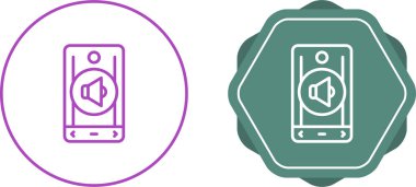 hacim web simgesi vektör illüstrasyonu