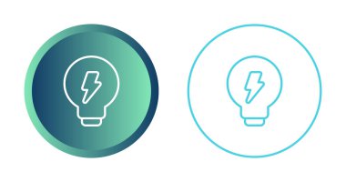 enerji ağ ikonu vektör illüstrasyonu