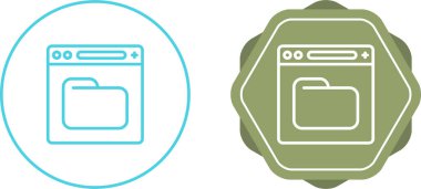 Beyaz arkaplanda izole edilmiş web sayfası simgeleri, vektör illüstrasyonu 