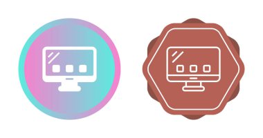 Beyaz arkaplanda basit simgeler seti