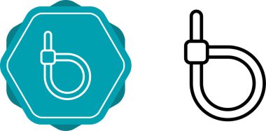 Kablo Kravat Hızlandırma Aracı simgeleri ayarlandı, vektör illüstrasyonu 