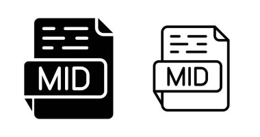 belge simgeleri ayarlandı, vektör illüstrasyonu basit tasarım