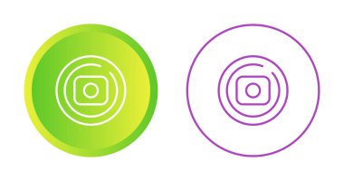 Kayıt Düğmesi Web simgesi vektör illüstrasyonuName