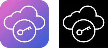 veri güvenliği web simgesi vektör illüstrasyonu