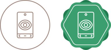 akıllı telefon simgeleri ayarlandı, vektör illüstrasyonu basit tasarım