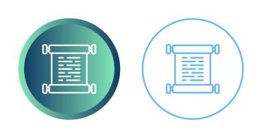 kaydırma simgesi işaret vektör illüstrasyonu