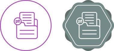 Belge paylaşım simgeleri ayarlandı, vektör illüstrasyonu 