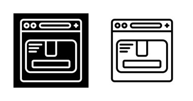 Paket Simgeleri Ayarlandı, vektör illüstrasyonu