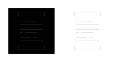 Sol hizalama simgeleri ayarlandı. vektör illüstrasyonu