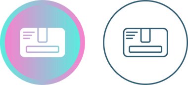 Delivery box, cardboard line icon. linear style sign for mobile concept and web design. Parcel box packaging outline vector icon. Symbol, logo illustration. Vector graphics