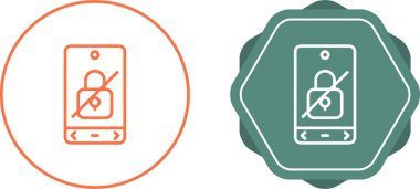 akıllı telefon simgeleri ayarlandı, vektör illüstrasyonu basit tasarım