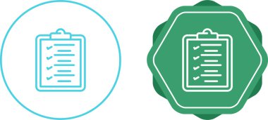 İşaretler listesi olan panolar, web illüstrasyonu